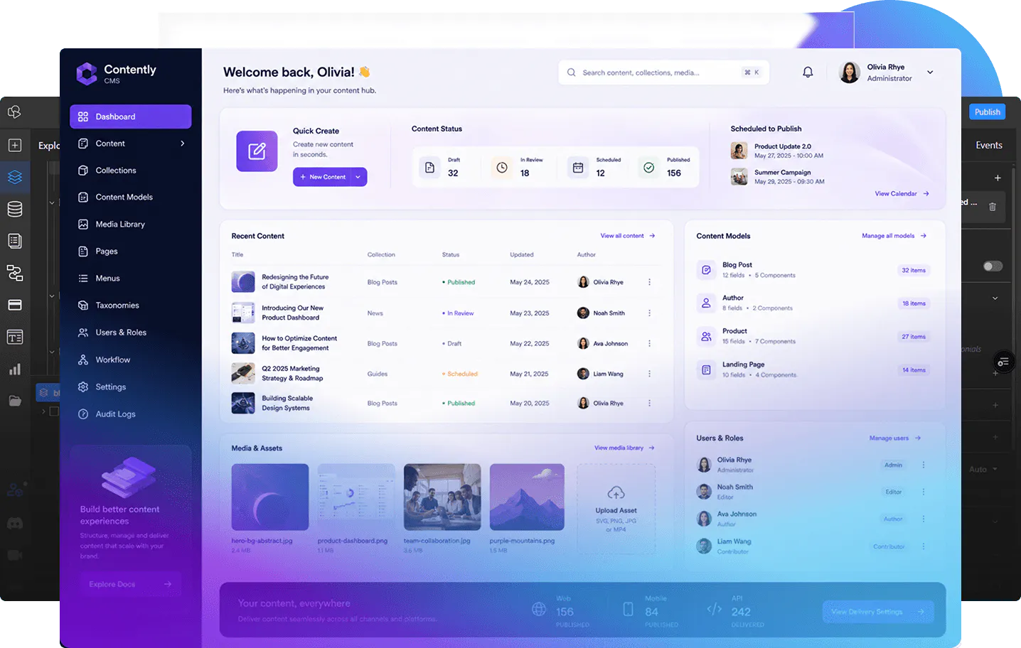 Content management system solution hero image